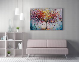 Wallity WY347 Cuadro decorativo en lienzo de 50 x 70 cm